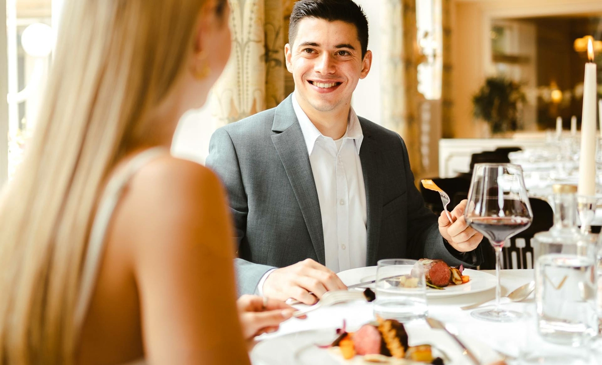 Im Herzen von Meran: Restaurant mit Terrasse im Hotel Im Herzen von Meran: Restaurant mit Terrasse im Hotel