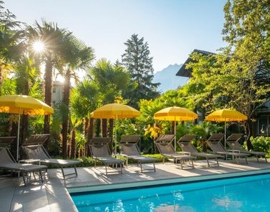 Bilder & Videos aus dem Urlaub Meran, Hotel mit Garten