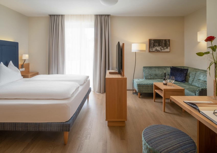 Camera doppia al top hotel Merano, comfort 4 stelle